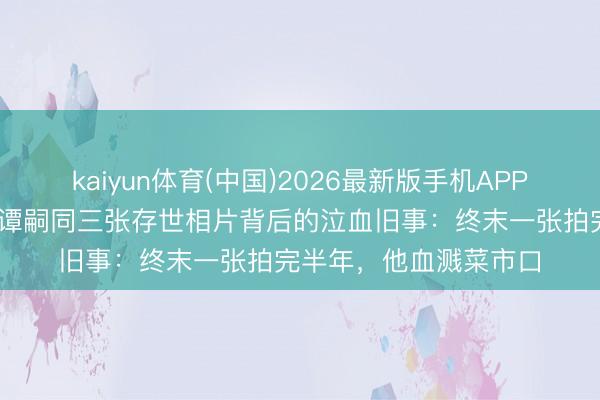 kaiyun体育(中国)2026最新版手机APP下载 绝版影像首曝!谭嗣同三张存世相片背后的泣血旧事:终末一张拍完半年,他血溅菜市口